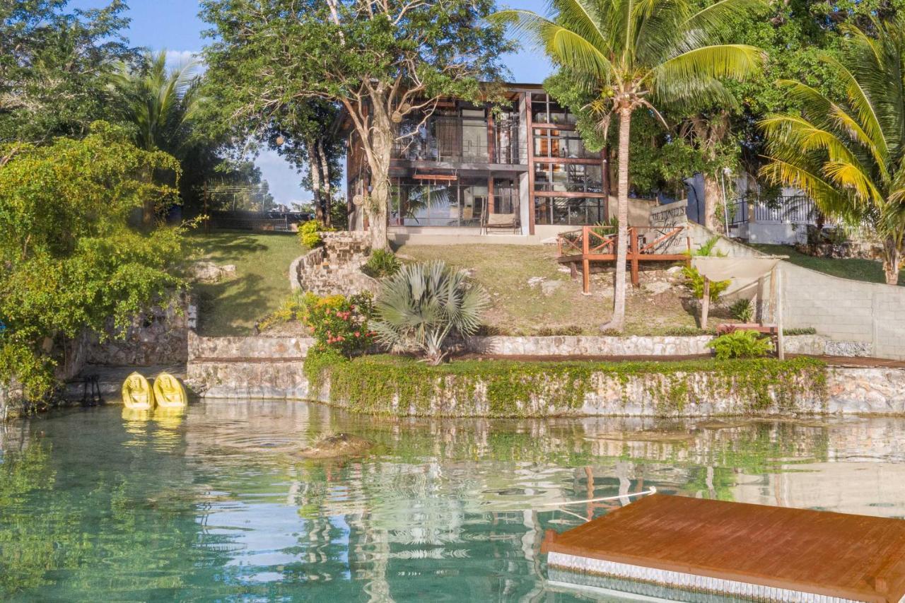 Casa Villa Real- Lagoon Acces And Stunning Views! Bacalar Exterior foto